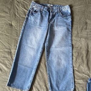 SONG ember street wide leg low rise jeans